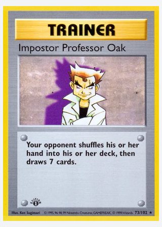 Impostor Professor Oak — catalogusbeeld