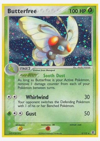 Butterfree — catalogusbeeld