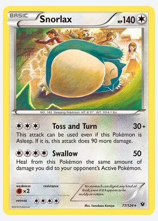 Snorlax — catalogusbeeld