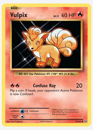 Vulpix — catalogusbeeld