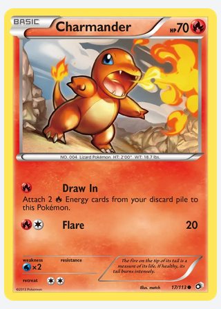 Charmander — catalogusbeeld
