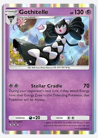 Gothitelle — catalogusbeeld