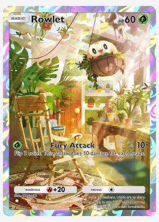 Rowlet — catalogusbeeld