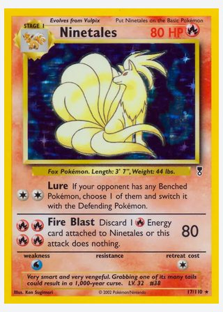 Ninetales — catalogusbeeld