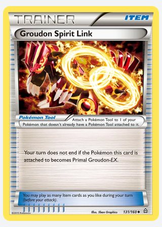 Groudon Spirit Link — catalogusbeeld