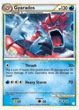 Gyarados — catalogusbeeld
