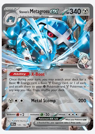 Steven's Metagross ex — catalogusbeeld