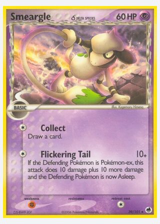 Smeargle δ — catalogusbeeld