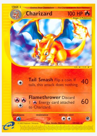Charizard — catalogusbeeld