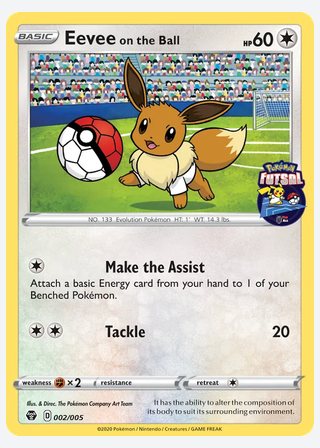 Eevee on the Ball — catalogusbeeld