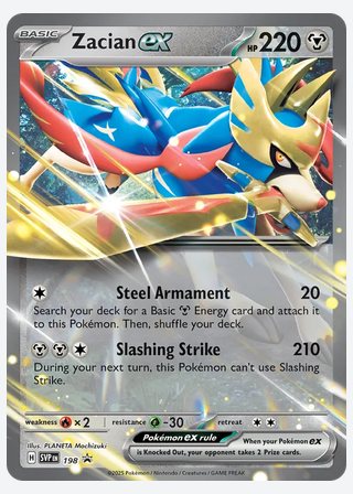 Zacian ex — catalogusbeeld