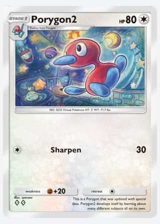 Porygon2 — catalogusbeeld