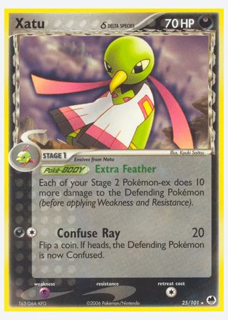Xatu δ — catalogusbeeld