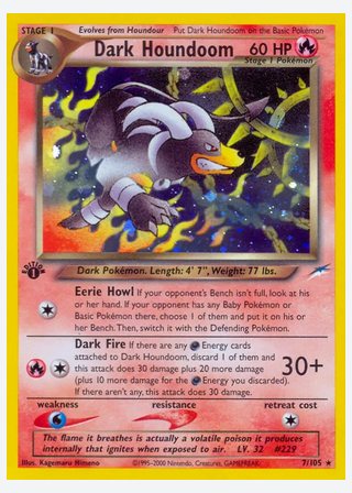 Dark Houndoom — catalogusbeeld