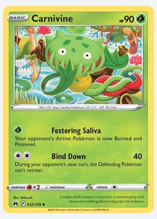 Carnivine — catalogusbeeld