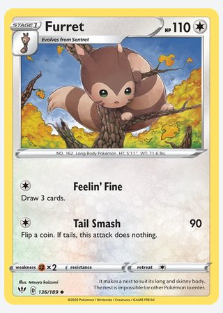 Furret — catalogusbeeld