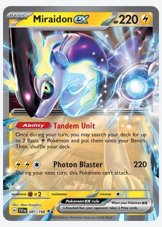 Miraidon ex — catalogusbeeld