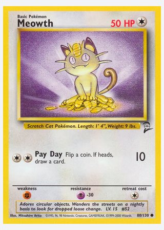 Meowth — catalogusbeeld