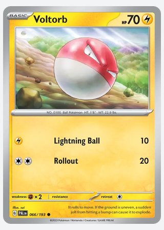 Voltorb — catalogusbeeld