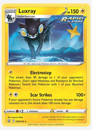 Luxray — catalogusbeeld