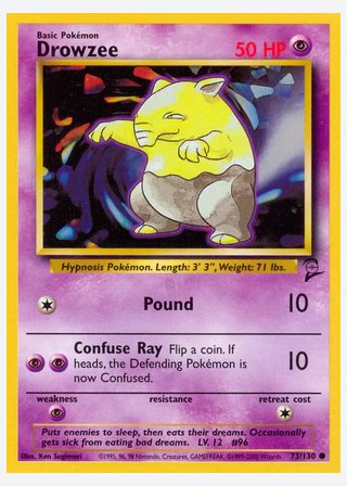 Drowzee — catalogusbeeld