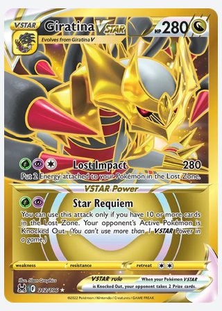 Giratina VSTAR — catalogusbeeld