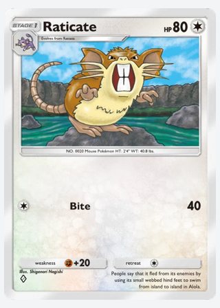 Raticate — catalogusbeeld