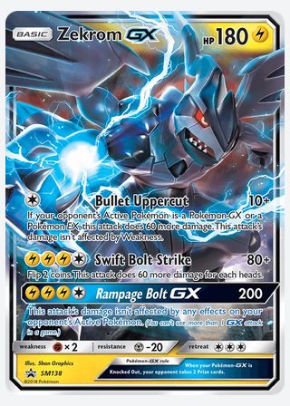 Zekrom GX — catalogusbeeld
