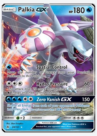 Palkia GX — catalogusbeeld