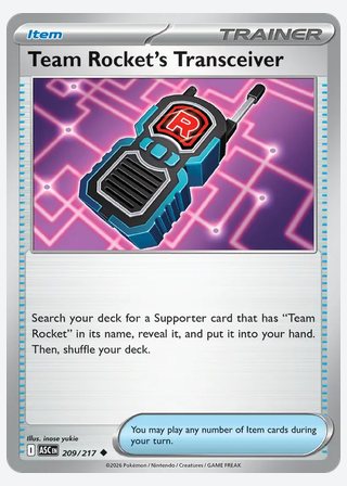 Team Rocket's Transceiver — catalogusbeeld