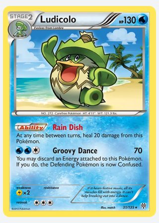 Ludicolo — catalogusbeeld