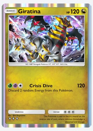 Giratina — catalogusbeeld