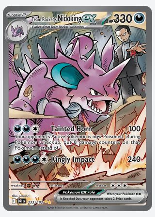 Team Rocket's Nidoking ex — catalogusbeeld