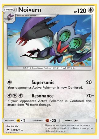 Noivern — catalogusbeeld