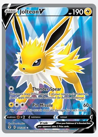 Jolteon V — catalogusbeeld