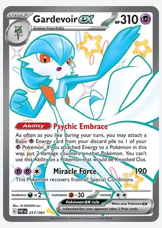 Gardevoir ex — catalogusbeeld