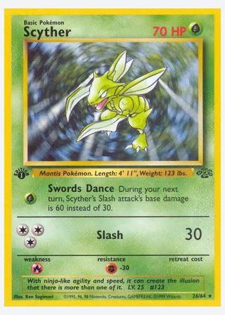 Scyther — catalogusbeeld