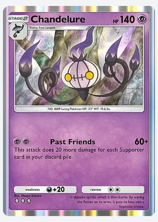 Chandelure — catalogusbeeld