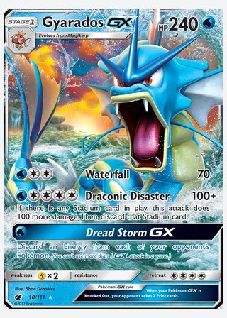 Gyarados GX — catalogusbeeld
