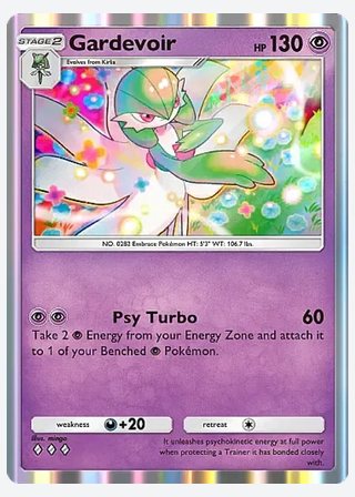 Gardevoir — catalogusbeeld