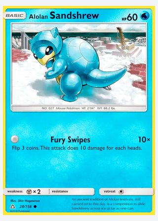 Alolan Sandshrew — catalogusbeeld