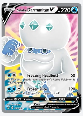 Galarian Darmanitan V — catalogusbeeld