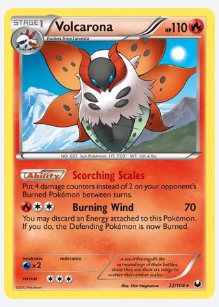 Volcarona — catalogusbeeld