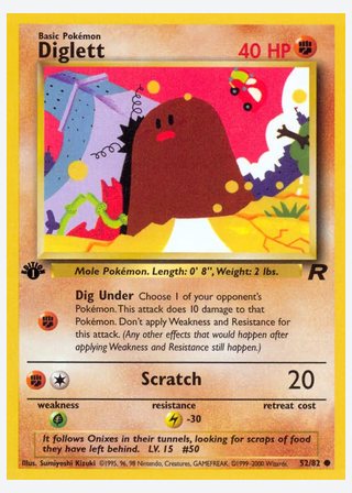 Diglett — catalogusbeeld
