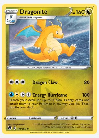 Dragonite — catalogusbeeld