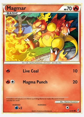 Magmar — catalogusbeeld