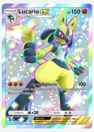 Lucario ex — catalogusbeeld