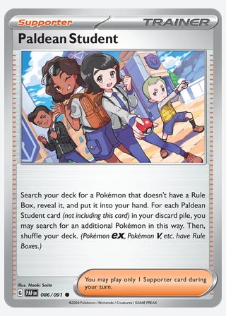Paldean Student — catalogusbeeld