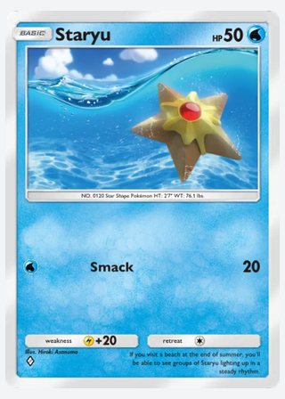 Staryu — catalogusbeeld
