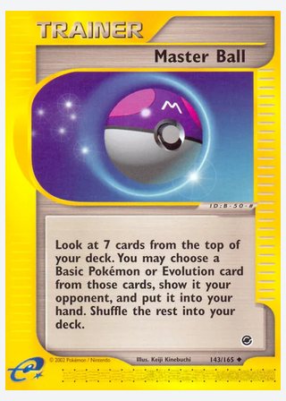 Master Ball — catalogusbeeld